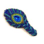 Melbourne Bead Expo – Peacock Feather Brooch – Friday 22nd AND Saturday 23rd November 2024 – 1pm to 4pm